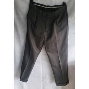 perry Ellis portfolio mens dress pant‎ gray 38 30
